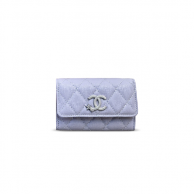 CHANEL 25B CC COMET LOGO FLAP CARD HOLDER AP4812 (11*8.5*3cm)